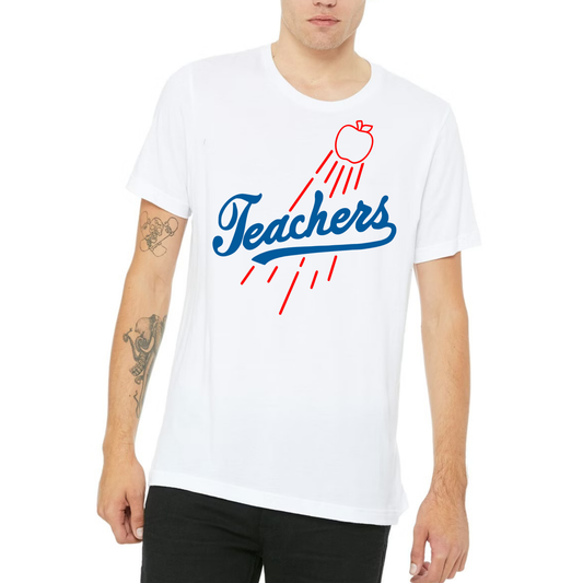 Teachers LA Baseball Inspired T-Shirt